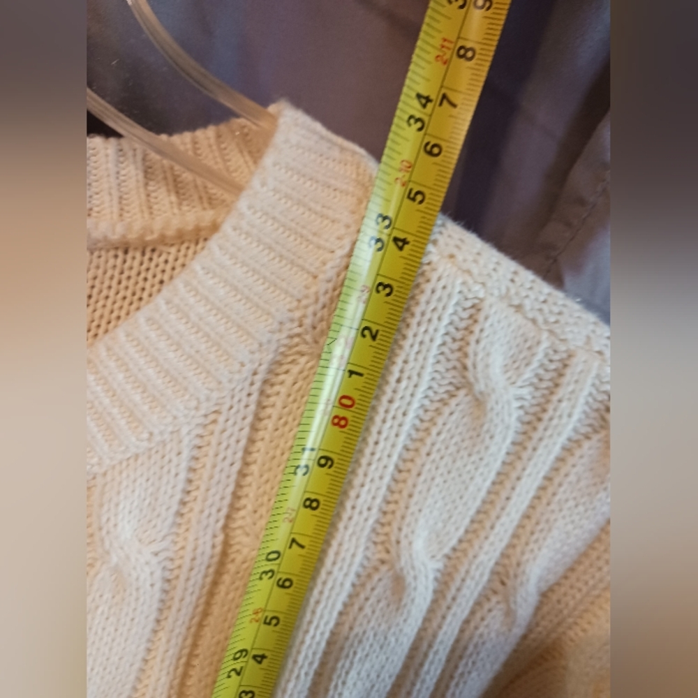 GAP Kids Sweater Dress / Tunic Off White Girls XL / Sz 12 - Picture 5 of 10
